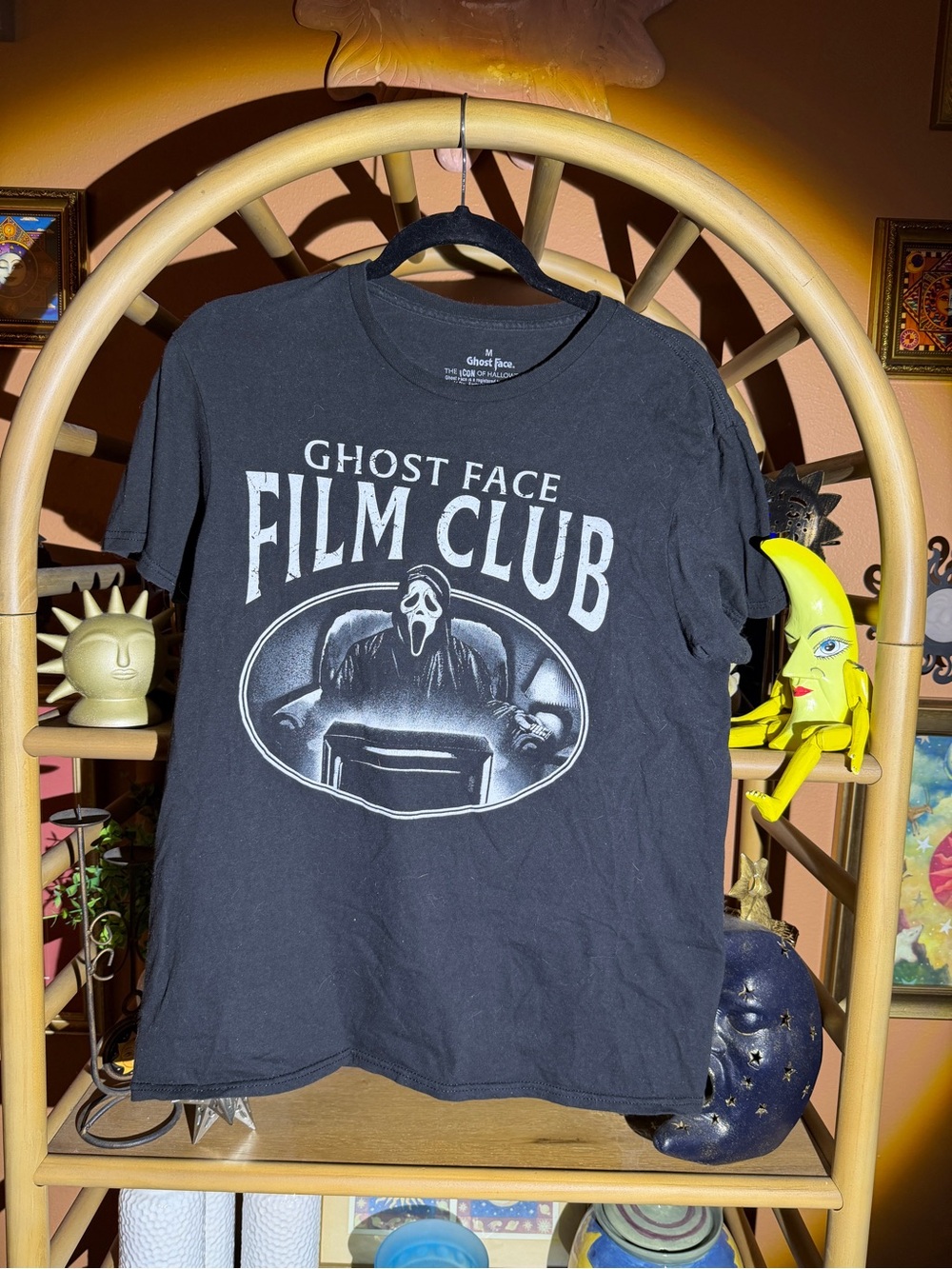 Ghost Face Film Club Graphic Tee - Black